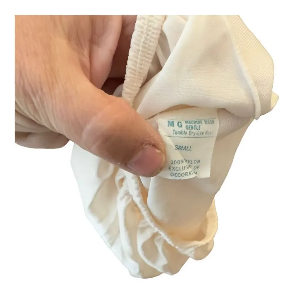 Vintage JC Penney Long Nylon‎ Slip Small - Picture 6 of 7